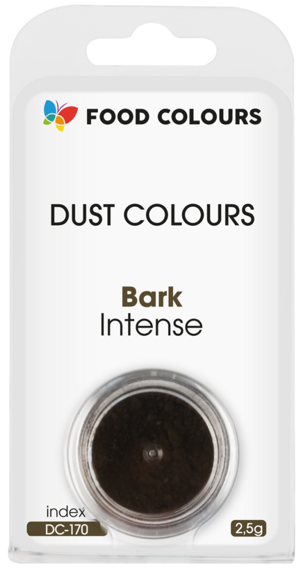 Tumši brūna intensīvā krāsviela dekorēšanai Bark 2.5g [Produkta termiņš: 17.01.2026]